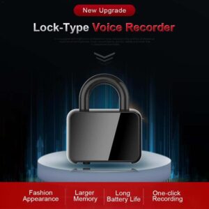 מקליט קול נסתר במנעול קטן