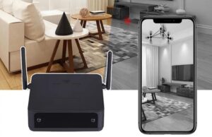 מצלמה נסתרת בראוטר עם ראיית לילה