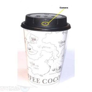 מכסה של כוס עם מצלמה